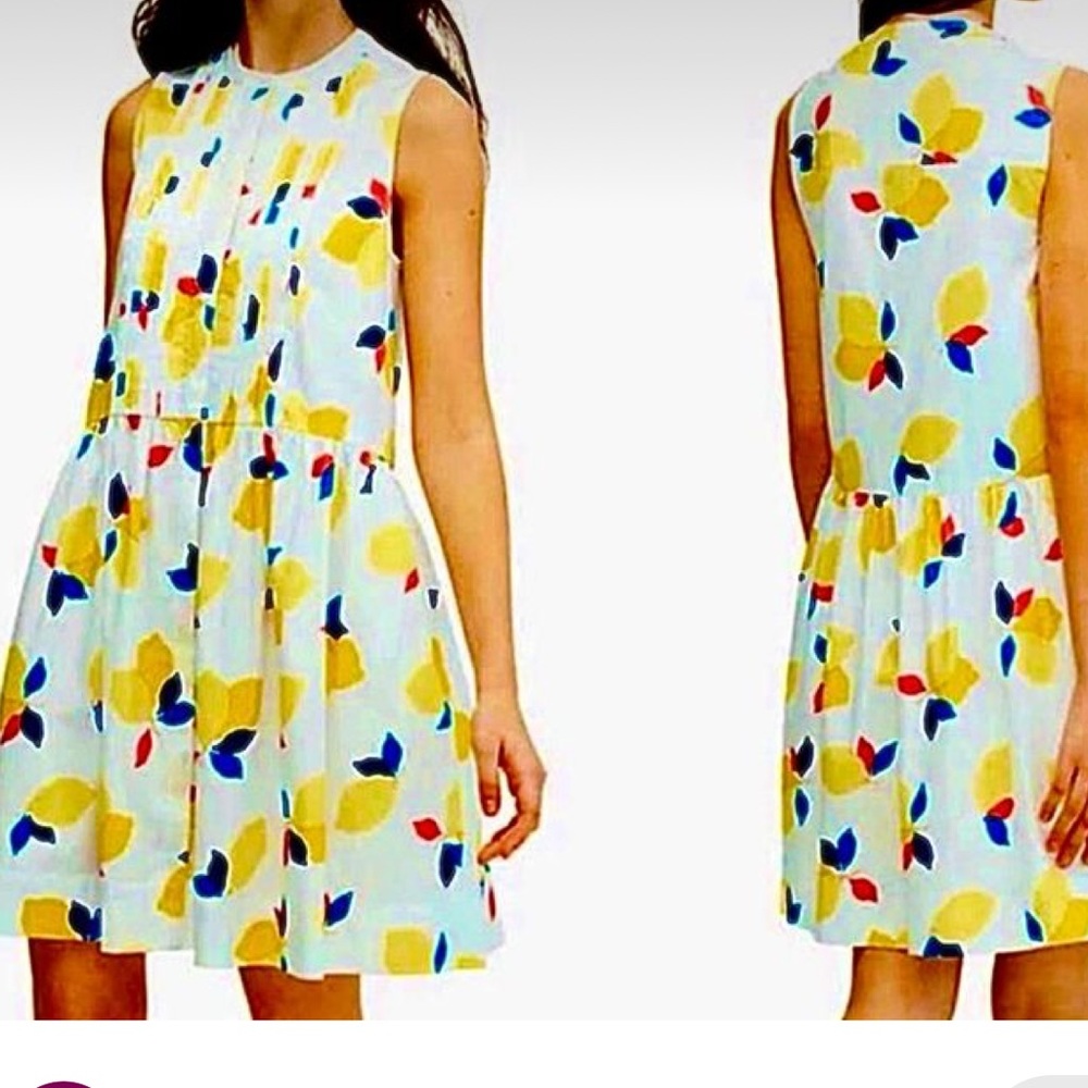 NWOT KATE SPADE lemon Zest dress, size S